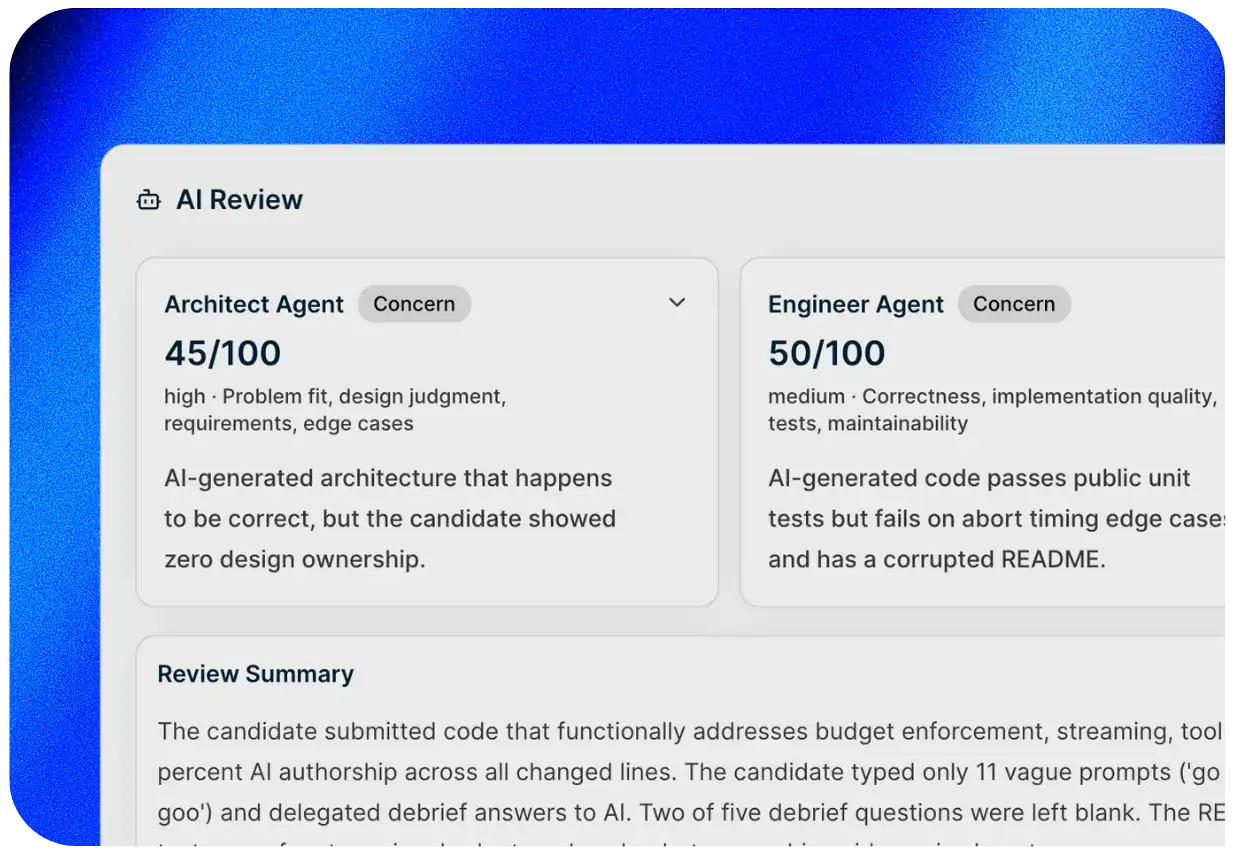 Review the evidence